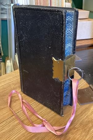 Leather bound locked journal