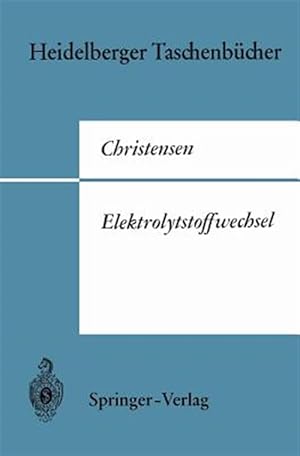 Imagen del vendedor de Elektrolytstoffwechsel -Language: german a la venta por GreatBookPrices
