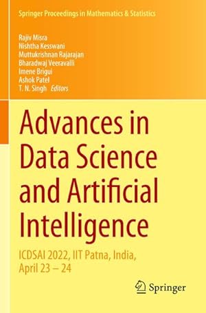 Image du vendeur pour Advances in Data Science and Artificial Intelligence mis en vente par BuchWeltWeit Ludwig Meier e.K.