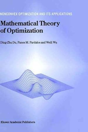 Imagen del vendedor de Mathematical Theory of Optimization a la venta por GreatBookPrices
