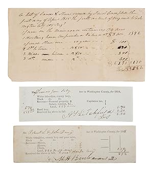 Archive of documents Listing Enslaved African Americans, Washington County, Virginia, 1815-1854