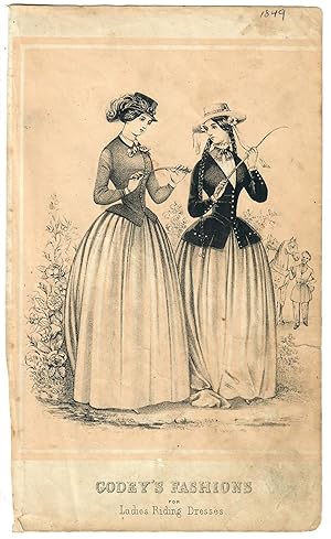 Godey's Fashions for Ladies Riding Dresses