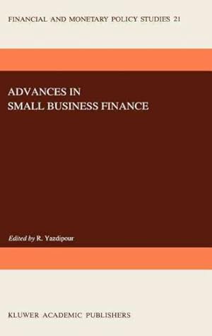 Seller image for Advances in Small Business Finance for sale by GreatBookPrices
