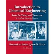 Imagen del vendedor de Introduction to Chemical Engineering: Tools for Today and Tomorrow, 5th Edition a la venta por eCampus