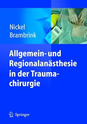 Imagen del vendedor de Allgemein- Und Regionalanasthesie in Der Traumachirurgie -Language: german a la venta por GreatBookPrices