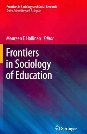Seller image for Frontiers in Sociology of Education for sale by GreatBookPrices
