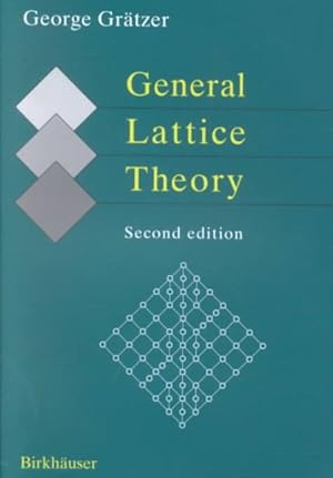 Seller image for General Lattice Theory for sale by GreatBookPrices