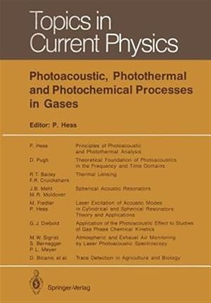 Immagine del venditore per Photoacoustic, Photothermal and Photochemical Processes in Gases venduto da GreatBookPrices