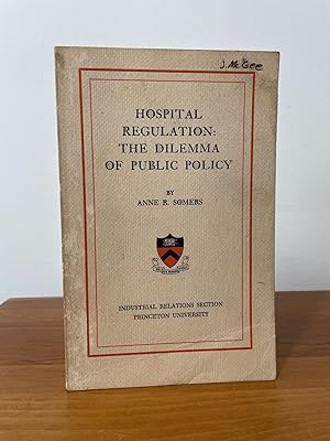 Bild des Verkufers fr Hospital Regulation: The Dilemma of Public Policy zum Verkauf von Matthew's Books