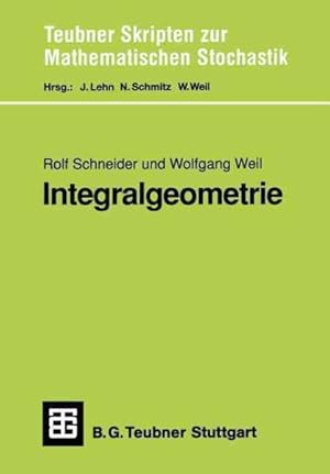 Seller image for Integralgeometrie -Language: German for sale by GreatBookPrices