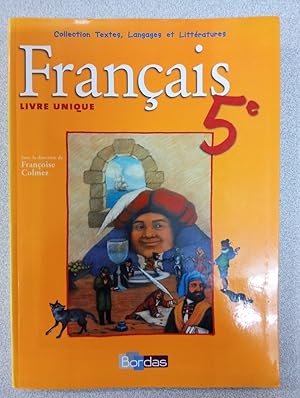Imagen del vendedor de Franais 5e - Livre Unique a la venta por Dmons et Merveilles