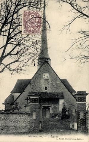 Ansichtskarte / Postkarte Montaulin Aube, Kirche