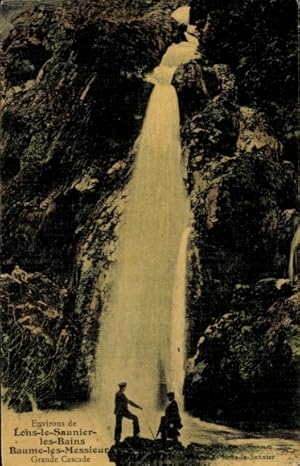 Ansichtskarte / Postkarte Baume les Messieurs Jura, Großer Wasserfall