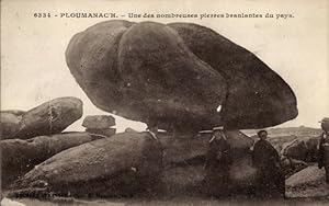 Ansichtskarte / Postkarte Perros Guirec Côtes-dArmor, Ploumanac'h, Une des nombreuses pierres br...