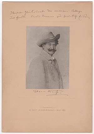Strauss, Johann (1825-1899) - Impressive signed photograph
