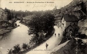 Ansichtskarte / Postkarte Remonot Doubs, Route de Pontarlier a Morteau