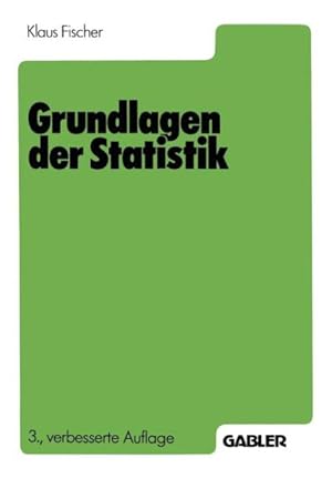 Immagine del venditore per Grundlagen Der Statistik -Language: German venduto da GreatBookPrices
