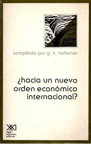 Bild des Verkufers fr Hacia un nuevo orden econmico internacional? . zum Verkauf von Librera Astarloa
