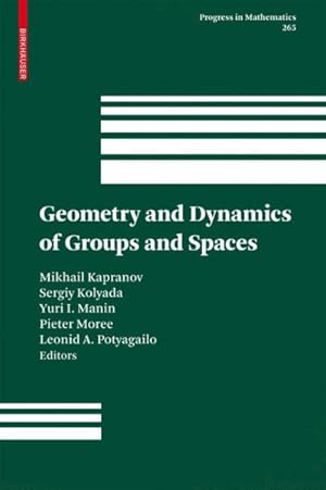 Image du vendeur pour Geometry and Dynamics of Groups and Spaces : In Memory of Alexander Reznikov mis en vente par GreatBookPrices
