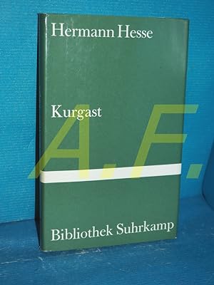 Seller image for Kurgast und die "Aufzeichnung bei einer Kur in Baden" (Bibliothek Suhrkamp 329) for sale by Antiquarische Fundgrube e.U.