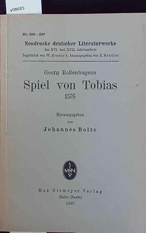 Seller image for Georg Rollenhagens. Spiel von Tobias 1576. for sale by Antiquariat Bookfarm