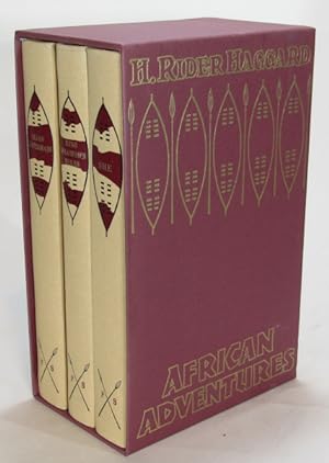 Bild des Verkufers fr African Adventures: King Solomon's Mines, She, Allan Quartermain (three volumes) zum Verkauf von AJ Scruffles