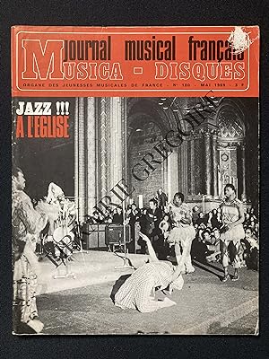 JOURNAL MUSICAL FRANCAIS MUSICA DISQUES-N°180-MAI 1969