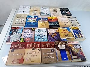 Konvolut: 22 Bücher verschiedene Titel von Ken Follett