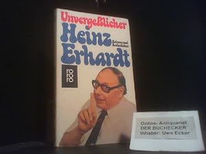 Unvergesslicher Heinz Erhardt : Heiteres u. Besinnliches. [Heinz Erhardt] / Rororo ; 4245