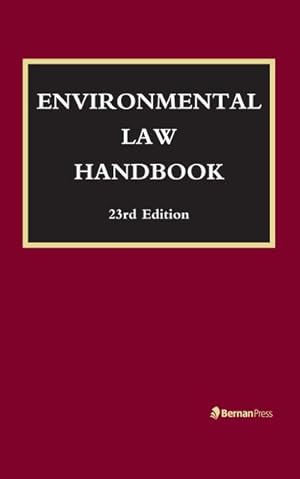 Imagen del vendedor de Environmental Law Handbook a la venta por GreatBookPricesUK