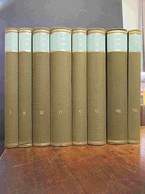 Seller image for Ausgewhlte Schriften - Ausgabe in acht Bnden - Lateinisch und deutsch, 8 Bnde (= alles), hrsg. von Werner Welzig, for sale by Antiquariat Orban & Streu GbR