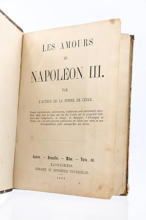 Les amours de Napoléon III par l'auteur de La femme de César