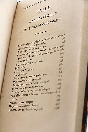 Bild des Verkufers fr Mlanges littraires, politiques et philosophiques zum Verkauf von Librairie Le Feu Follet