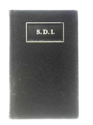 Seller image for S.D.I. Being an Account of the Soft Drinks Industry in Britain During the Emergency Years 1942- 1948 for sale by World of Rare Books