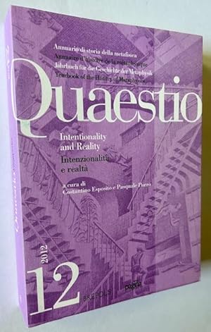 Imagen del vendedor de Quaestio #12 -- Intentionality and Reality a la venta por APPLEDORE BOOKS, ABAA