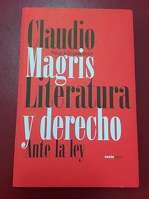 Seller image for Literatura y Derecho. Ante la ley for sale by Librera Eleutheria