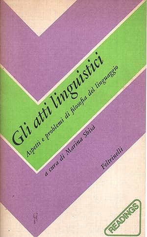 Bild des Verkufers fr Atti Linguistici (Gli) zum Verkauf von Messinissa libri