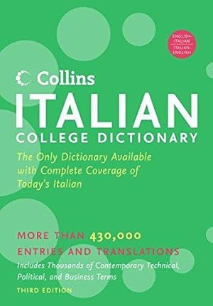 Image du vendeur pour Collins Italian College Dictionary mis en vente par WeBuyBooks