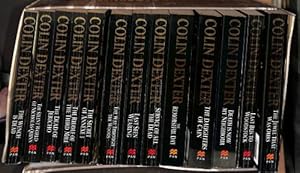 Immagine del venditore per INSPECTOR MORSE: THE COMPLETE COLLECTION : 13 Pan paperbacks in slipcase. REMORSEFUL DAY, DEAD OF JERICHO, DEATH NOW MY NEIGHBOUR, LAST SEEN WEARING, LAST BUS WOODSTOCK, WAY THROUGH WOODS, DAUGHTERS OF CAIN, WENCH IS DEAD, JEWEL THAT WAS OURS, etc. venduto da WeBuyBooks 2