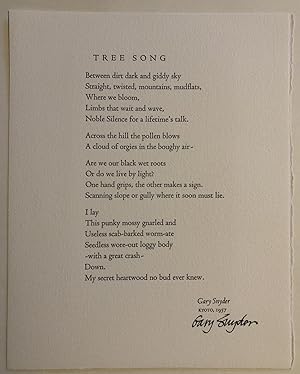 Seller image for [Limited Edition][Signed] Tree Song; Dogwood, Forest-Yosemite for sale by Stellar Books & Ephemera, ABAA