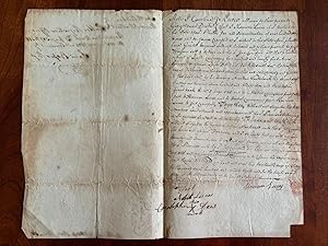 Land Deed to James Crawford from Harrison Lucas, October 8, 1798, Marion and Georgetown Districts...