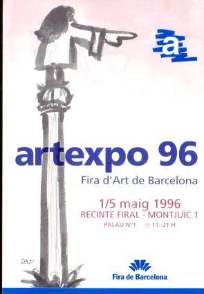 POSTAL PV11351: Artexpo 96 Fira d´Art de Barcelona 1996