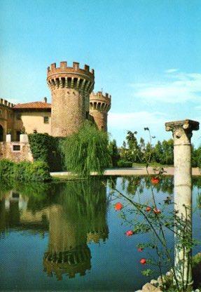 POSTAL PV11368: Vista parcial Castell de Perelada, Figueres