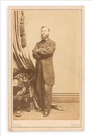 Carte-de-visite photograph of Baltimore Marshall George B.Kane, pro-Southern and Confederate symp...