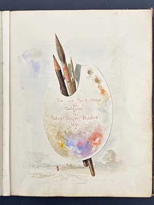 WATERCOLOUR TOUR OF THE LOW COUNTRIES BY A FAVOURITE ARTIST OF QUEEN VICTORIA: 'Pen and Pencil Sc...