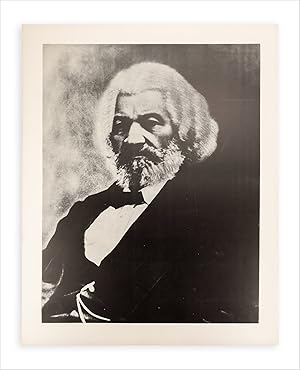 Oversized portrait of Frederick Douglass issued by Carter G. Woodson and the Associated Publishers