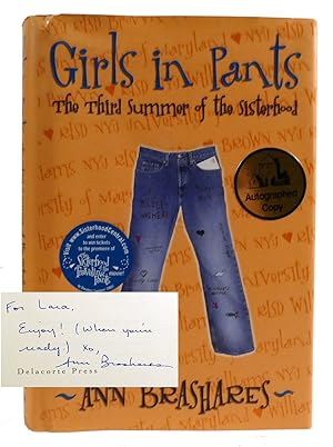 Image du vendeur pour GIRLS IN PANTS The Third Summer of the Sisterhood Signed mis en vente par Rare Book Cellar