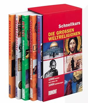 DuMont Schnellkurs Die großen Weltreligionen, Kassette [5 Bände]: Christentum; Judentum; Islam; B...