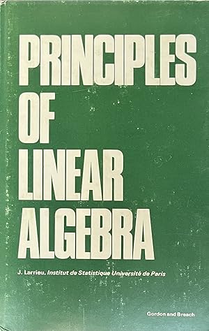 Principles of Linear Algebra