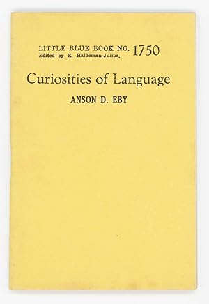 Curiosities of Language. Little Blue Book No. 1750